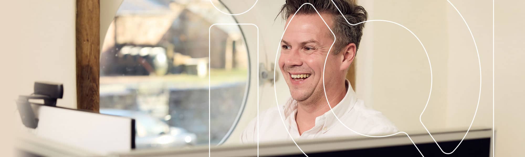 Richard Bennion in iON Consultants office